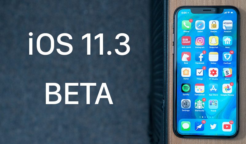 ios 11.3 beta