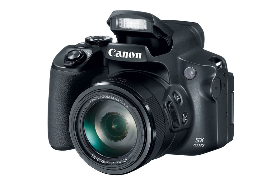 Canon ra mắt máy ảnh PowerShot SX70 HS 20.3MP, zoom 65x, chụp 10fps, có ổn định hình ảnh, giá $549.99