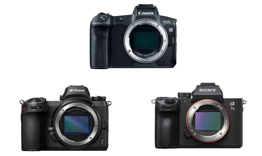 So sánh thông số kỹ thuật Canon EOS R vs. Nikon Z6 vs. Sony a7 III