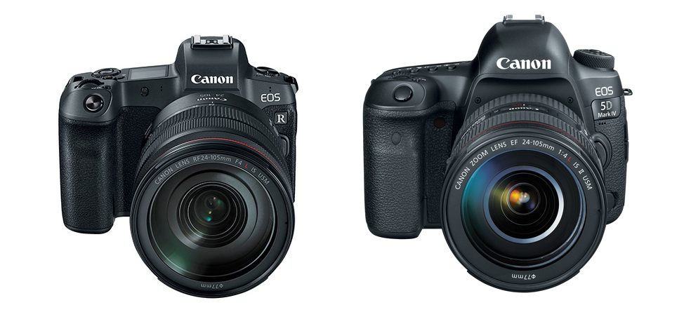 So sánh thông số kỹ thuật của Canon EOS R và EOS 5D Mark IV