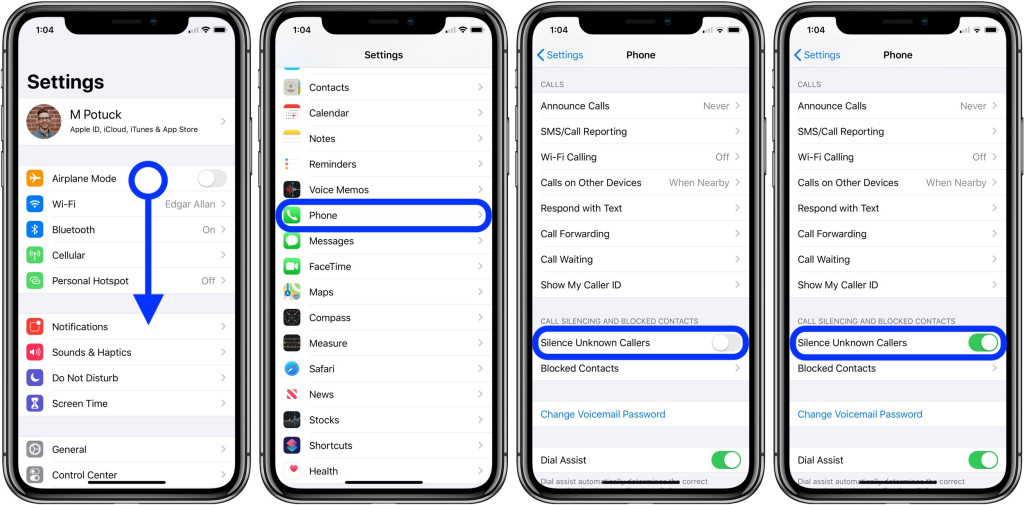 how-to-silence-unkown-spam-calls-iphone-ios-13