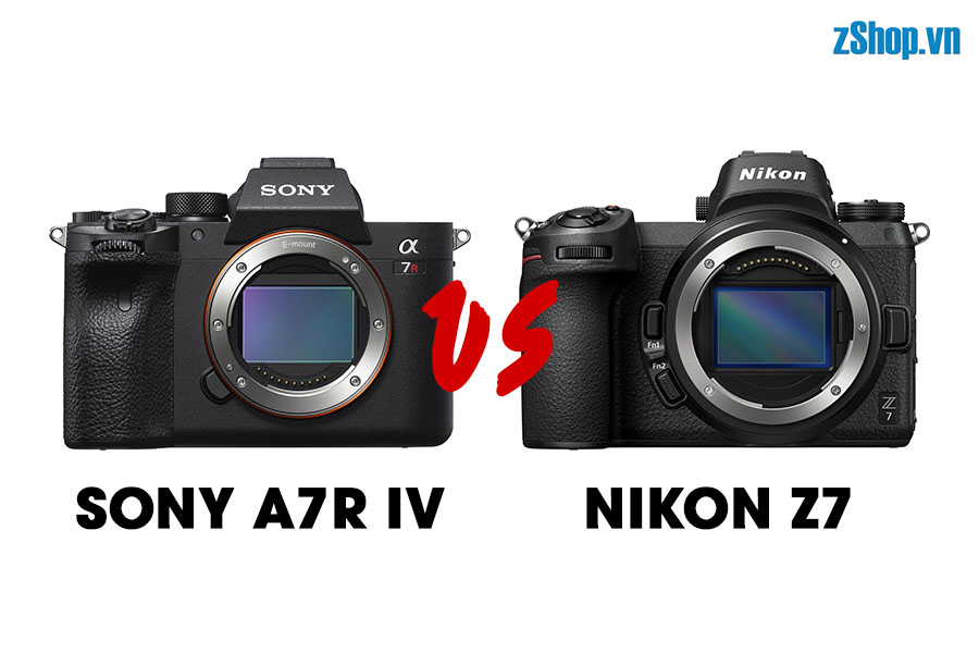[So sánh Máy ảnh] Sony A7R IV vs Nikon Z7 | zShop.vn