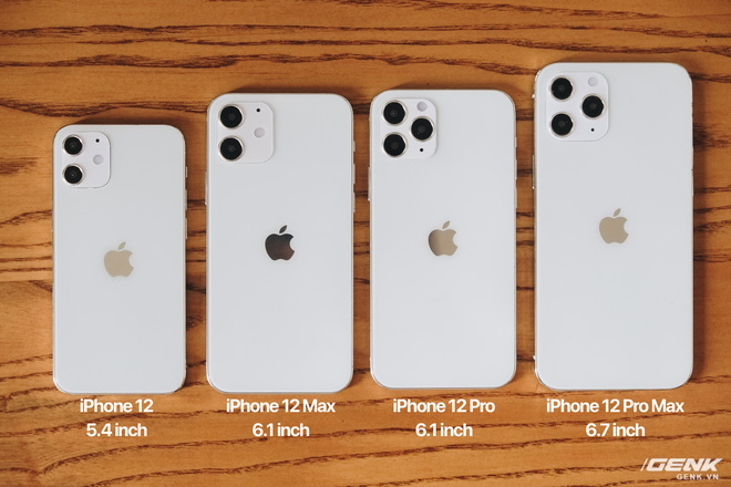 So sánh iPhone 12 5.4 inch với iPhone 4, iPhone 5 và iPhone 6: Chiếc iPhone nhỏ gọn đáng để chờ đợi
