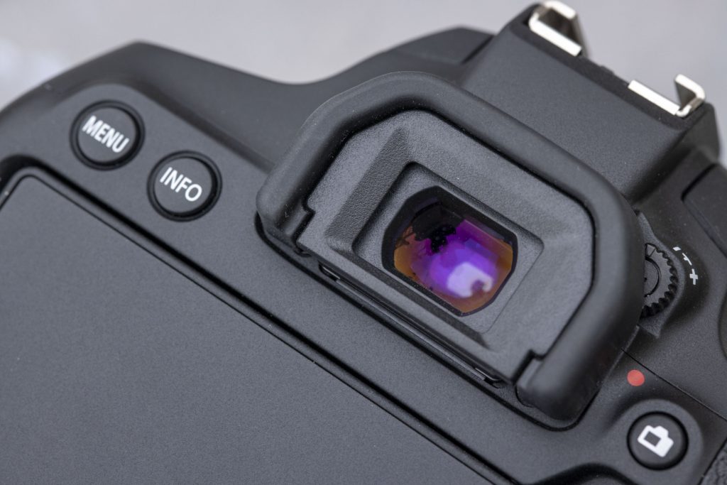 There will always be some photographers that prefer an optical viewfinder; the T8i's is serviceable, but it's on the small and dim end of the spectrum.