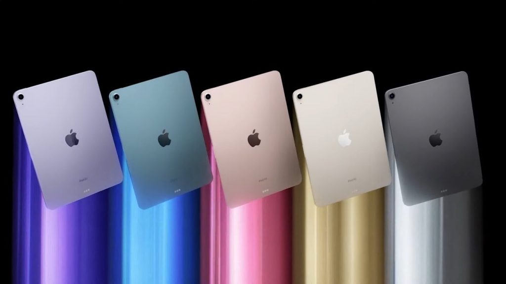 iPad Air 5 có nhiều màu hơn 2 đàn anh còn lại.