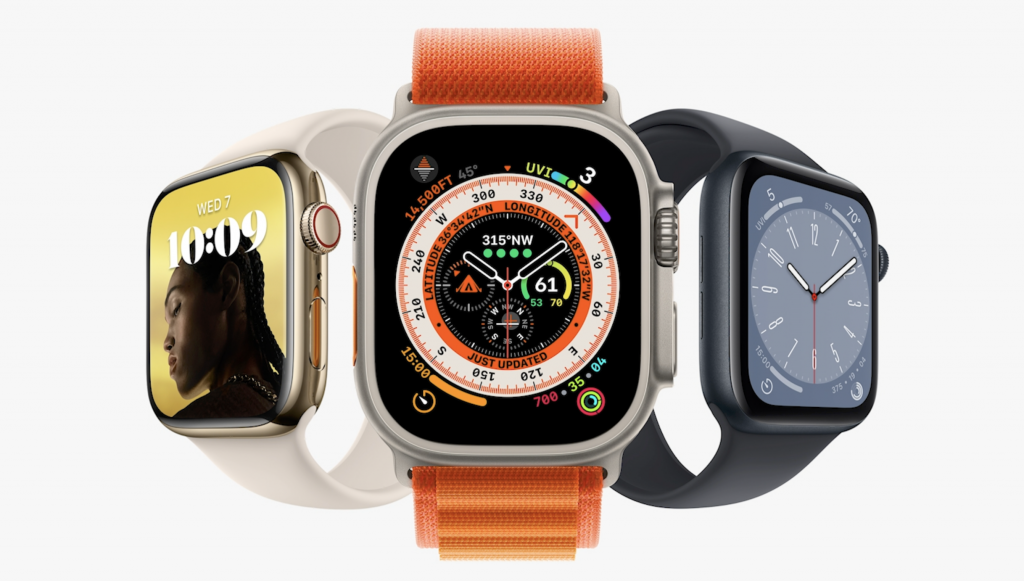 Chưa từng thấy ba dòng Apple Watch riêng lẻ cùng lúc ra mắt trước đây. Ảnh: Apple 