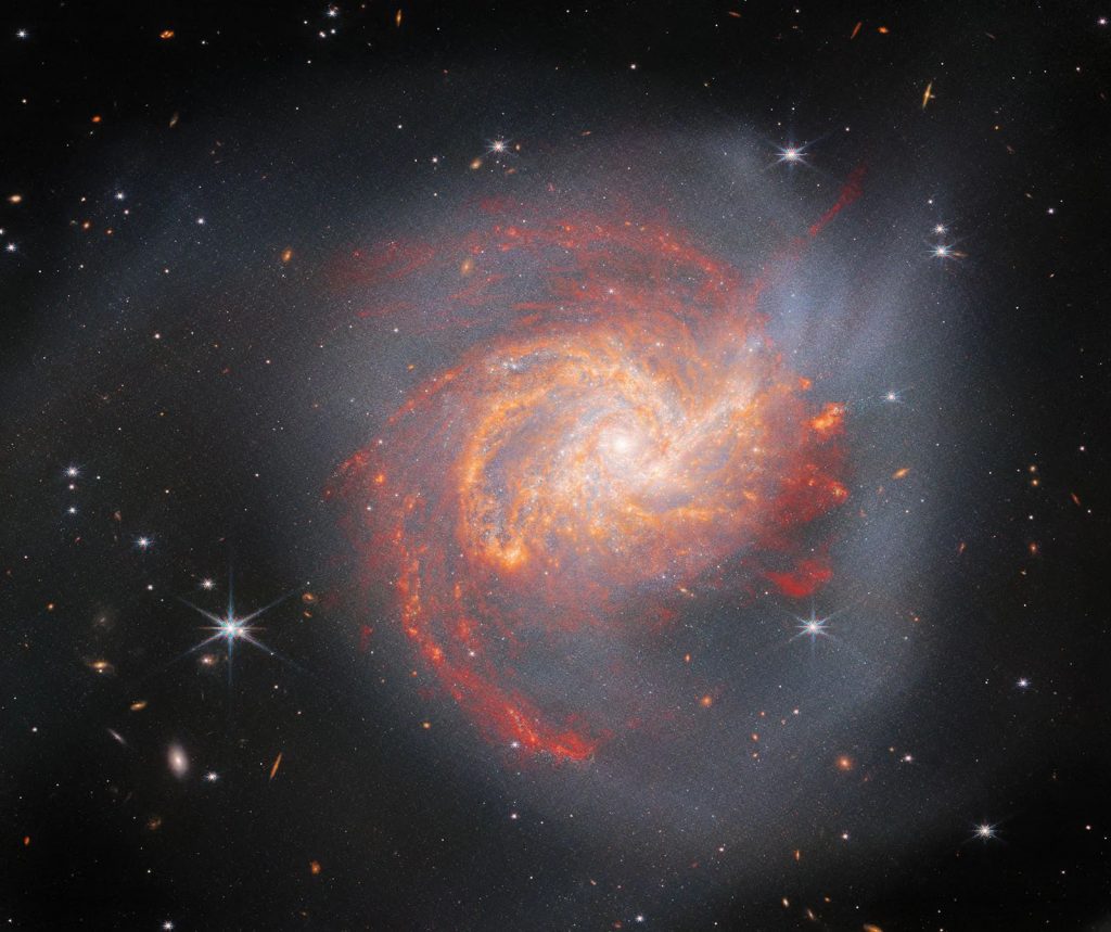 NGC 3256 | Credit: ESA/Webb, NASA & CSA, L. Armus, A. Evans