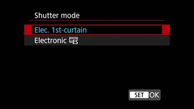Có ít nhất một màn trập điện tử cửa trước bên trong R50 V. | Ảnh: PetaPixel