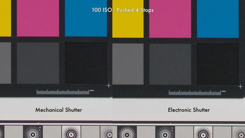 Có một chút khác biệt giữa độ chi tiết và độ nhiễu tùy thuộc vào loại màn trập bạn sử dụng. | Ảnh: Petapixel