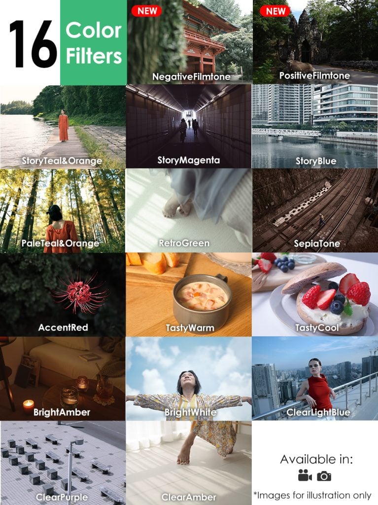 16 ColorFilters