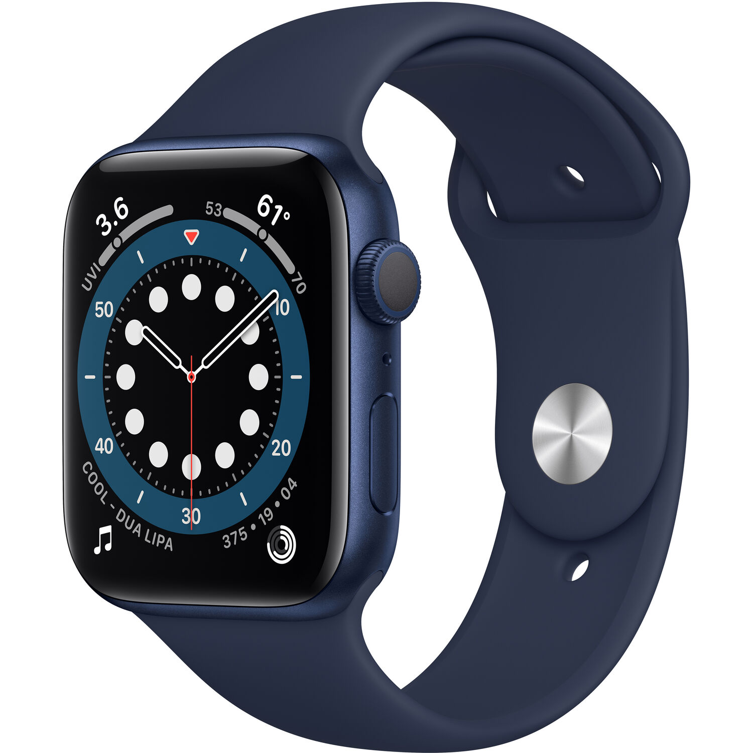 Apple Watch Series 6 Blue Aluminum Case with Sport Band (GPS Cellular - 44mm)