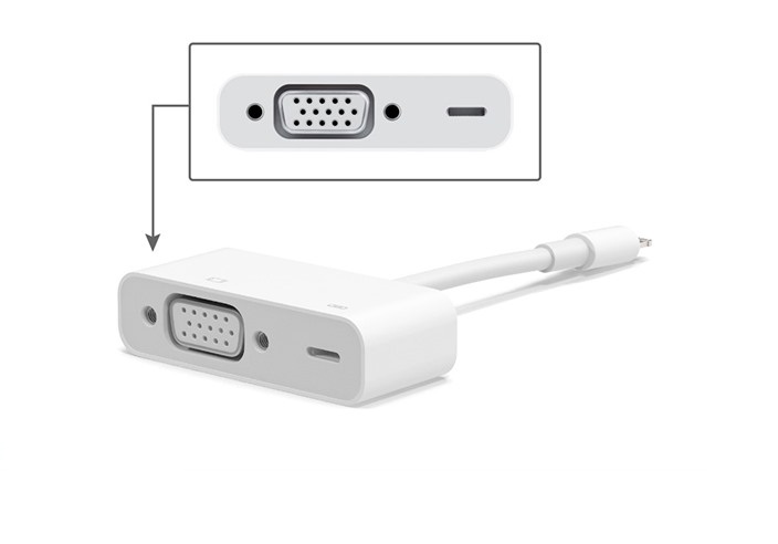 Подключение айфона к телевизору xiaomi Cáp Apple Lightning To VGA Adapter