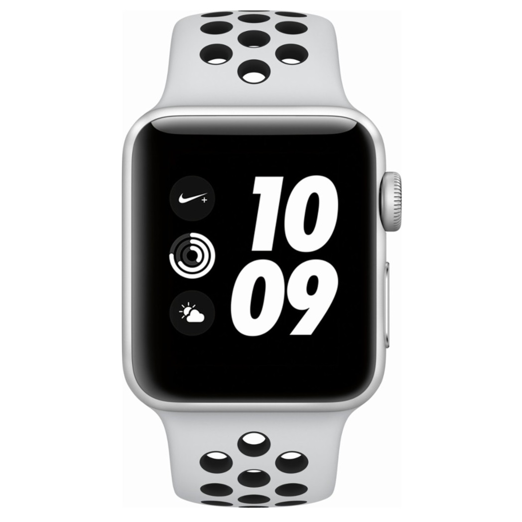 Apple Watch Series 3 Nike+ Silver Aluminum Case with Pure Platinum/Black Nike Sport Band (GPS) 3