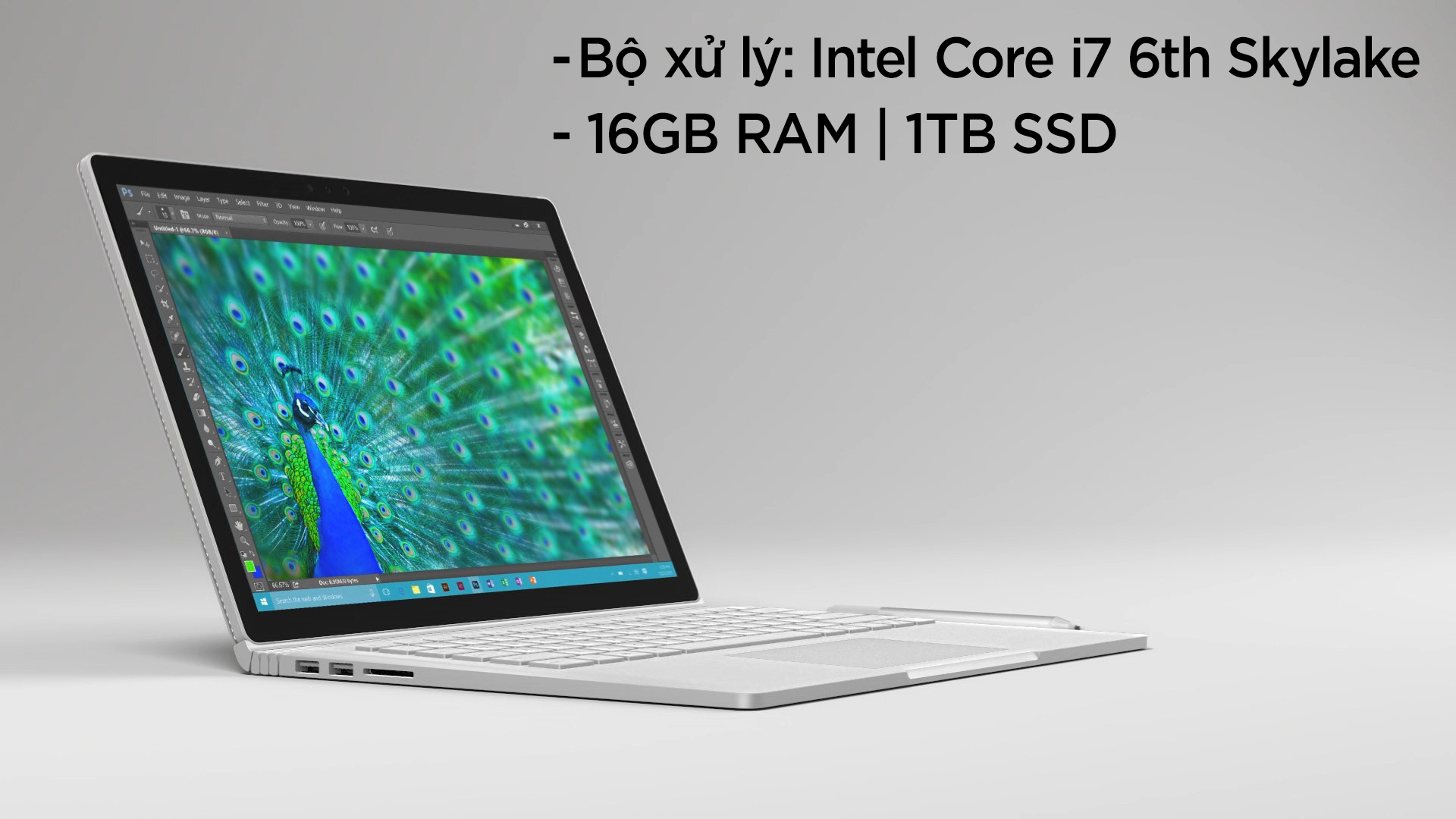 Surface Book with Performance Base 2016 - Core i7/ Ram 16GB/ SSD 1TB