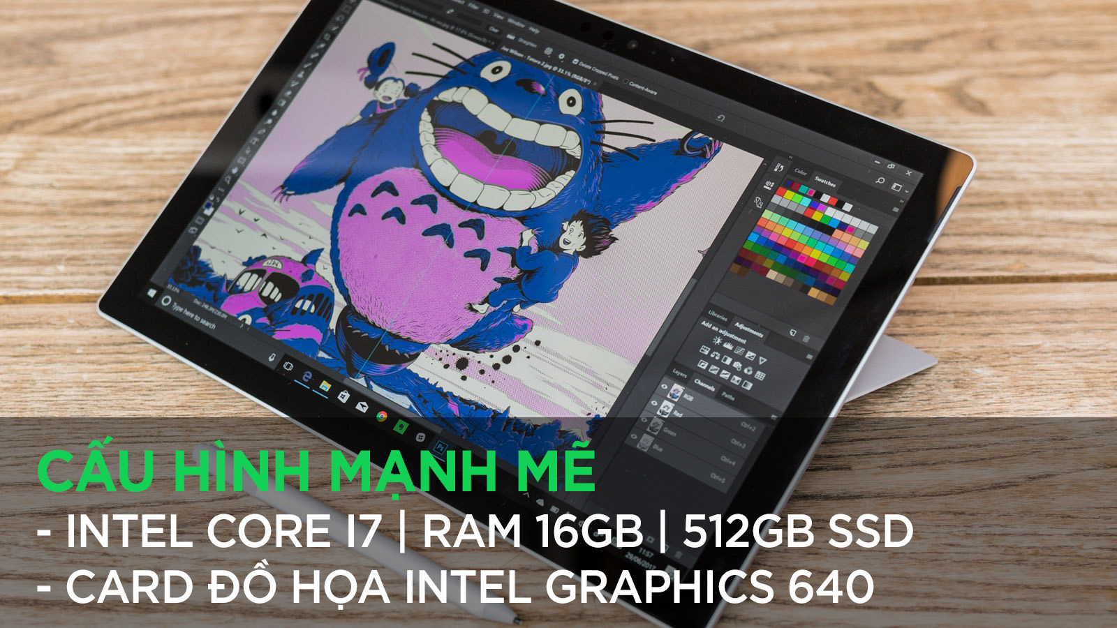 Surface Pro 2017 - 512 GB / Intel Core i7 / 16GB RAM