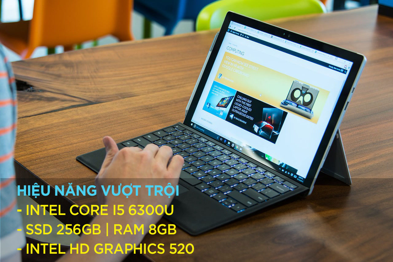 Surface Pro 4 - Core i5 / Ram 8GB/ SSD 256GB  4