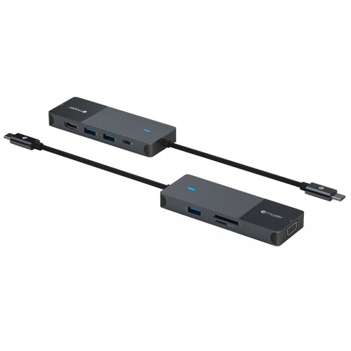 Cổng chuyển đổi Mazer Multimedia Pro Hub 8-in-1 USB-C