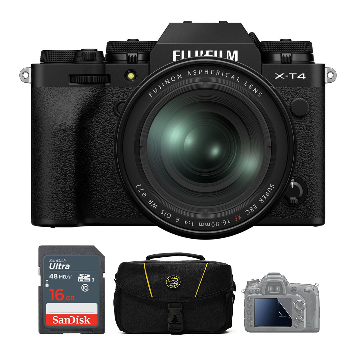 Fujifilm X-T4 + Kit 16-80mm (Black) (Chính hãng)