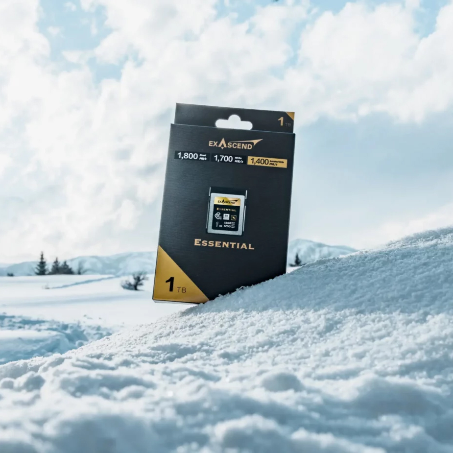 Thẻ nhớ CFexpress Type B Exascend Essential 1TB đọc 1800MB/s ghi 1700MB/s