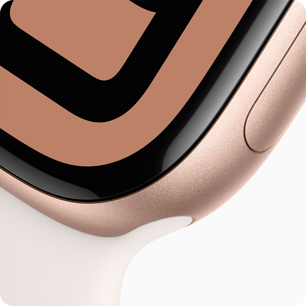 Apple Watch Series 10 42mm GPS Viền Nhôm Dây Cao Su Size M/L (Vàng Hồng)