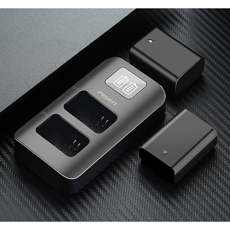 Bộ 2 pin & sạc Pisen NP-FW50 dùng cho Sony