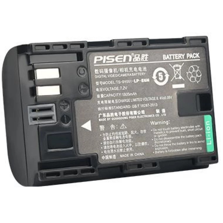 Pin sạc Pisen LP-E6N dùng cho Canon