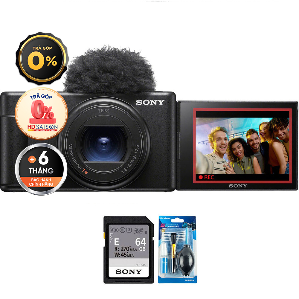 Sony ZV-1 II (Chính hãng) (Black)