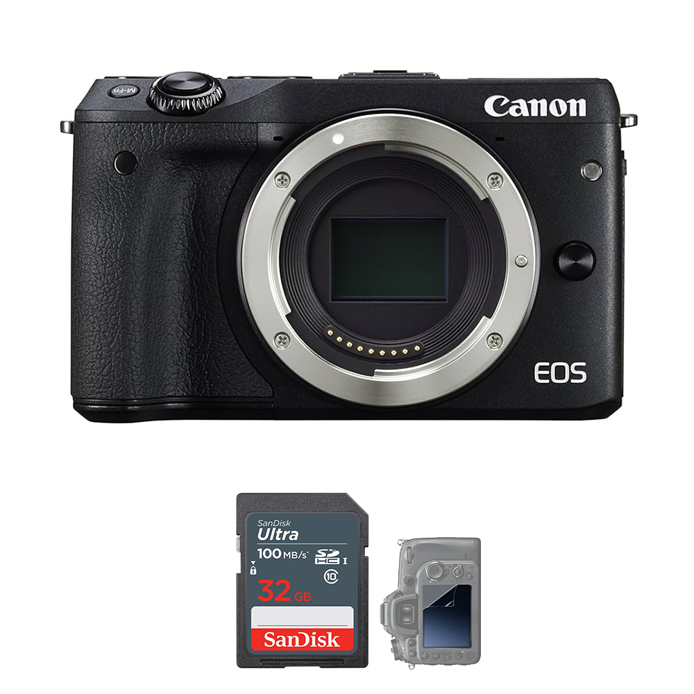 Canon EOS M3 - Likenew (Body Only, Black)
