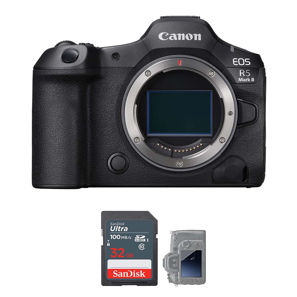 Canon EOS R5 Mark II - Likenew 99%, Fullbox, BH hãng 24 tháng (Thẻ Nhớ 32GB + Dán Màn Hình, Body Only)