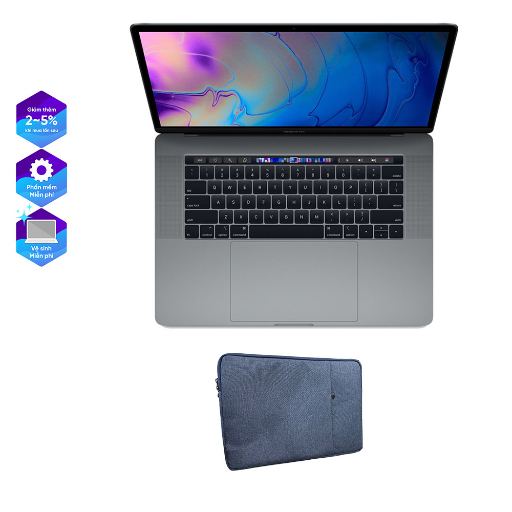 MR932 - Macbook Pro 2018 15inch i7 Ram 16GB SSD 256GB TouchBar Gray