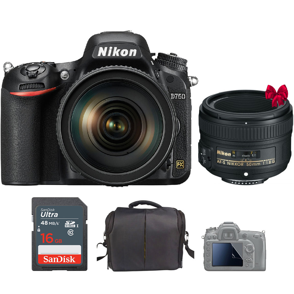 Nikon D750 + Kit 24120mm (Chính hãng VIC)