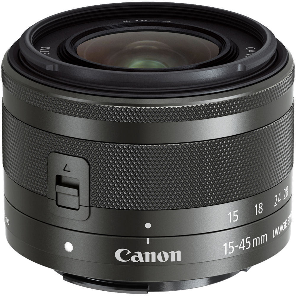 Canon EF-M 15-45mm f/3.5-6.3 IS STM (Graphite/Silver) (Chính hãng)