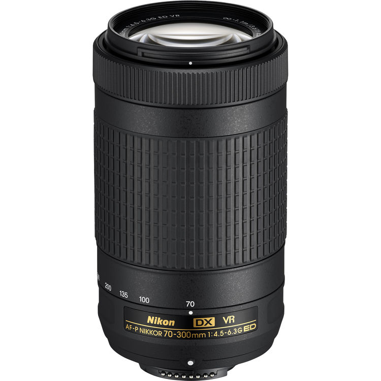 Nikon AF-P 70-300mm f/4.5-6.3 DX ED VR - Likenew 98%