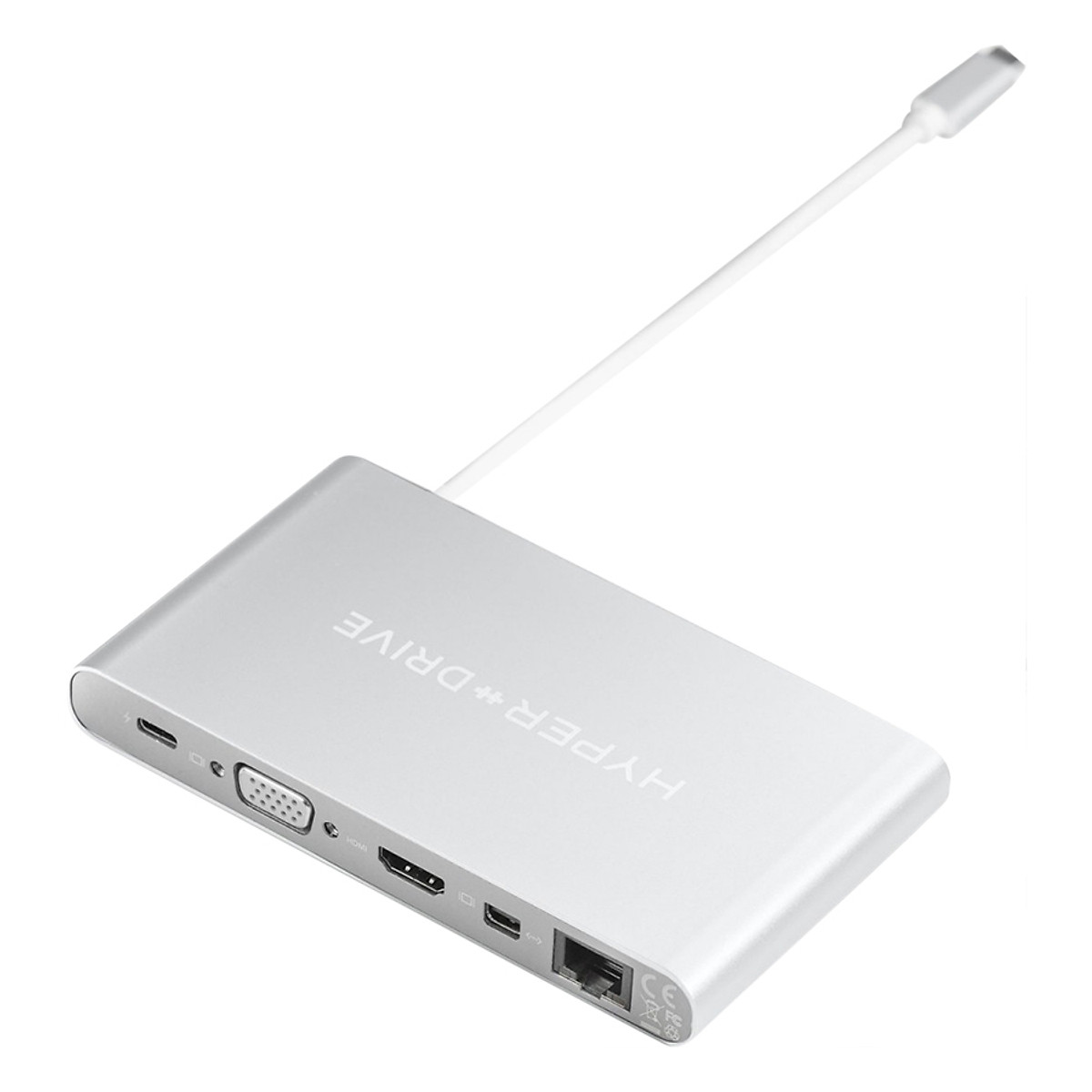 Cổng chuyển HyperDrive Ultimate USB-C Hub (GN30-Silver)
