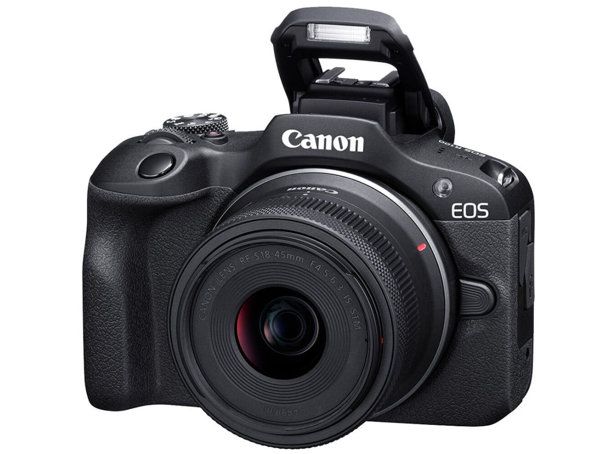 Canon R100 +Kit 18-45mm Chính hãng Giá tốt - Trả góp 0%