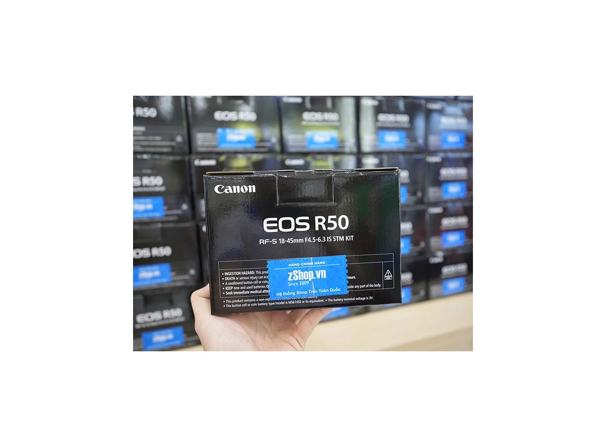 Canon R50 (Body) Chính hãng | Máy ảnh R50 Giá tốt - Trả góp 0%