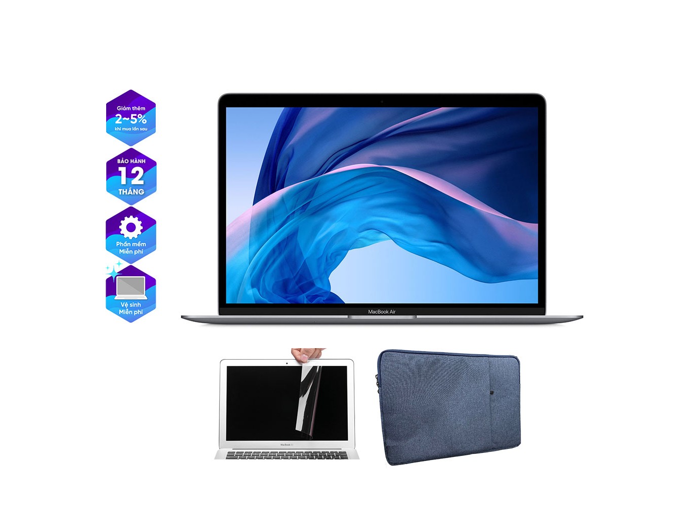 MVFJ2 - MacBook Air 2019 13'' Space Gray | Trung tâm mua sắm zShop