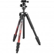 Chân máy ảnh Manfrotto Element Mark II 4-S (Đen/Đỏ)