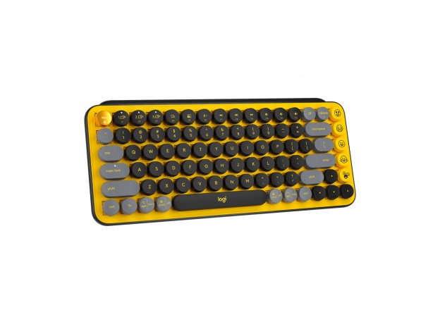 Bàn phím không dây Logitech POP Keys Blast Yellow _h1