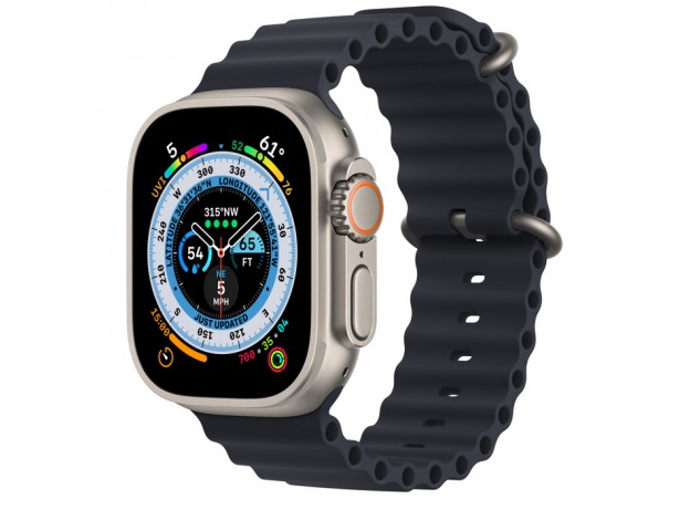 Apple Watch Ultra 2022 49mm Titanium Case, Ocean Band - Chính hãng