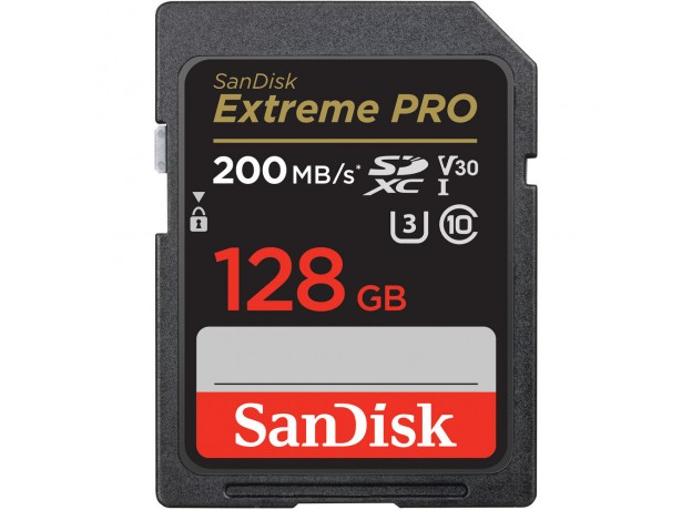 Thẻ nhớ SDXC SanDisk Extreme Pro UHS-I 128GB 200MB/s