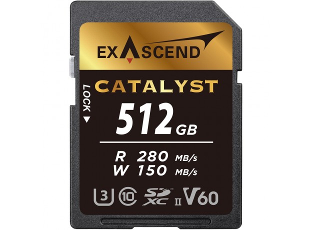 Thẻ nhớ SD Exascend Catalyst V60 512GB