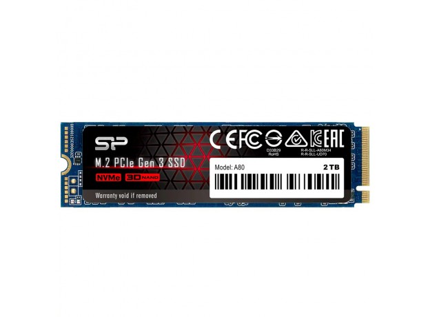 Ổ cứng SSD Silicon Power P34A80 PCIe Gen 3x4 2TB