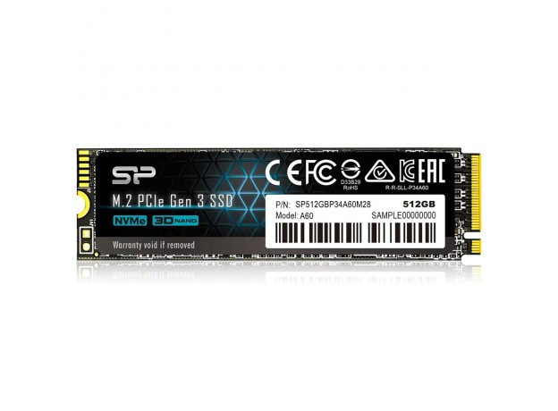 Ổ cứng SSD Silicon Power P34A60 PCIe Gen 3x4 512GB