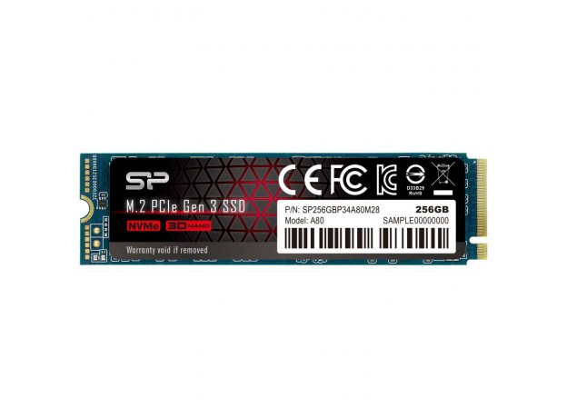 Ổ cứng SSD Silicon Power P34A80 PCIe Gen 3x4 256GB