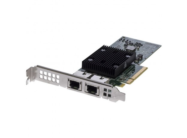 Broadcom 57416 Dual Port 10Gb, Base-T, PCIe Adapter, Low Profile, Customer Install