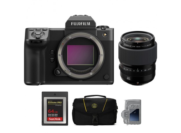 Fujifilm GFX 100 II + GF 55mm f/1.7 (Chính hãng)