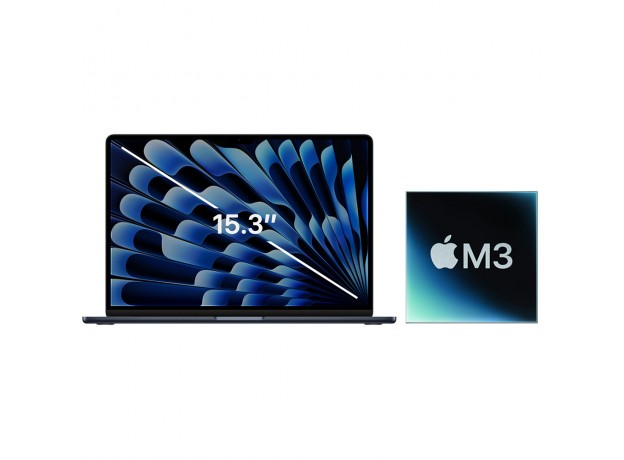 MRYN3/MRYQ3/MRYT3/MRYV3 - MacBook Air 15in 2024 - M3 8core, GPU 10core / RAM 8GB / SSD 512GB / 35W - Chính hãng