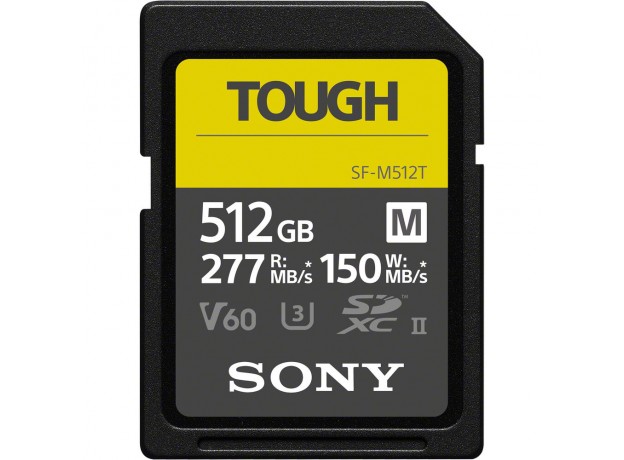 Thẻ nhớ SDXC Sony 512GB SF-M Tough UHS-II 277MB/s