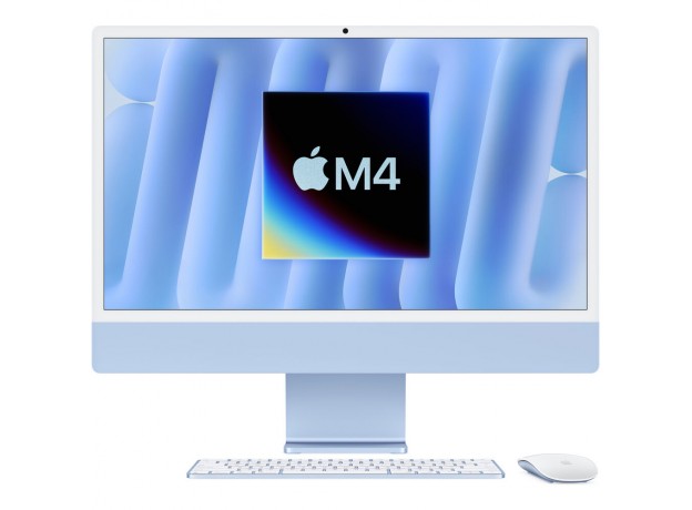 iMac 24" 2024 - M4 8core, GPU 8core / RAM 16GB / SSD 256GB (Chính hãng)